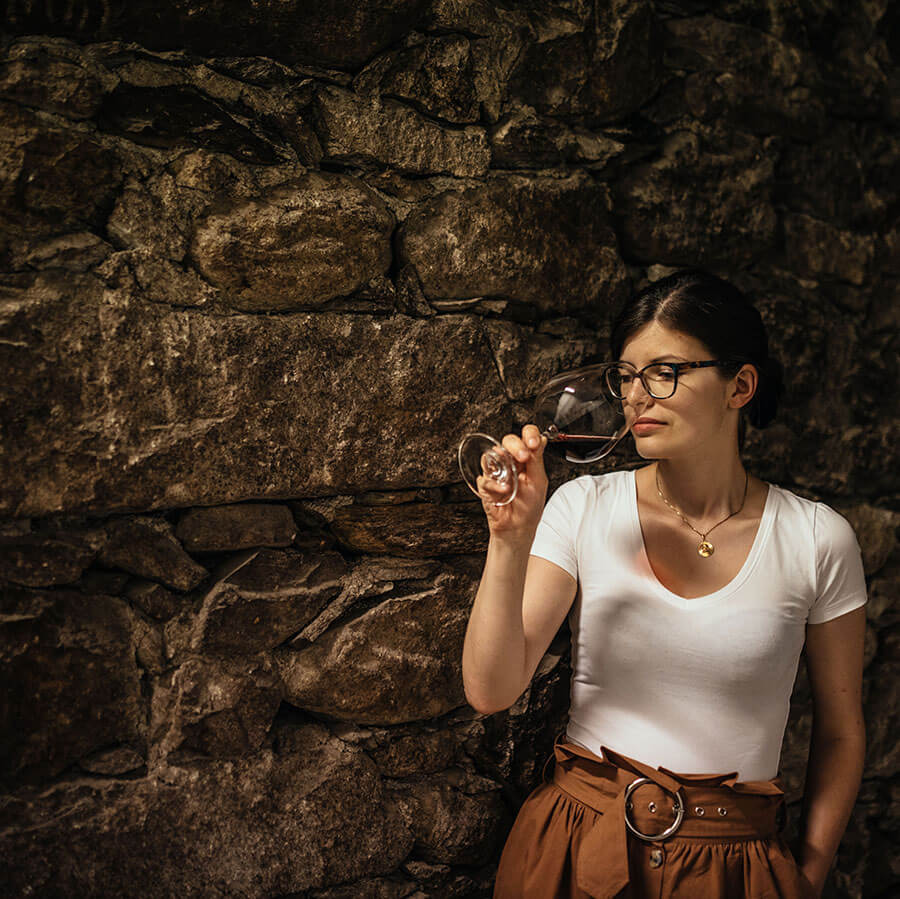 Wine cellar at the Tirolerhof 
