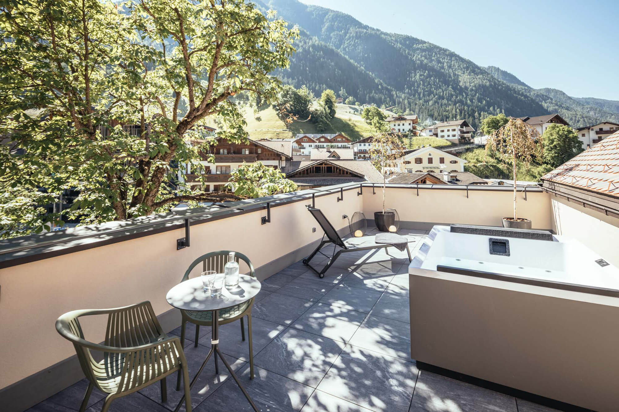 40m² Terrasse samt Whirlpool